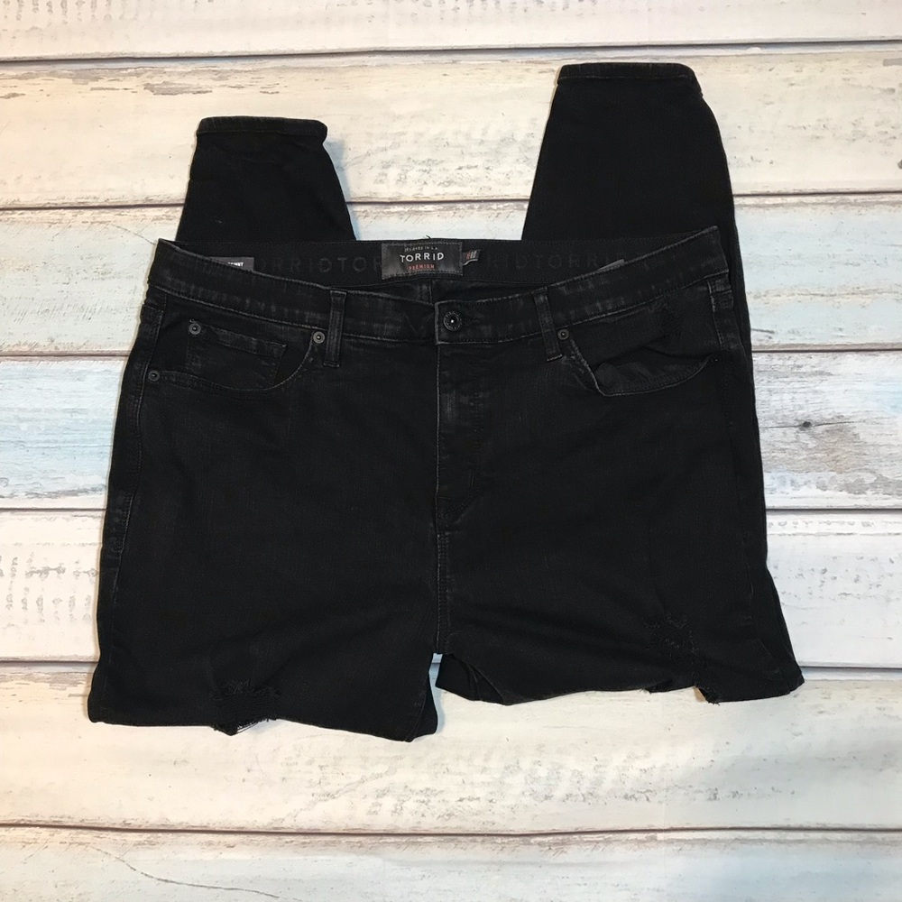 Torrid Brand Premium Black Jegging Sky High Skinny 20 S